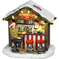 Luville Weihnachtscafé batteriebetrieben L 10 x B 7 x H 10 cm (multi)