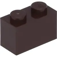 LEGO 100 Stück 3004 Stein Brick 1x2 Part Basic Steine 100 Dunkelbraun