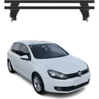 Menabo Dachträger Grundtäger für VW Golf 2008-2012 5tür 50kg Alu Schwarz 2 tlg