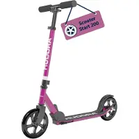 Hudora Scooter Start 200 - purple - Höhenverstellbarer & zusammenklappbarer Cityroller - Kinder- & Erwachsenenroller für bis zu 100kg