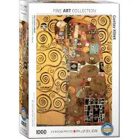 Empireposter 1000 Teile Puzzle Die Erfüllung von Gustav Klimt