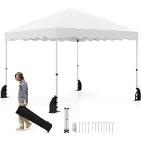 Northix 3 x 3 m wasserdichtes Pop-Up-Pavillonzelt mit Rolltasche