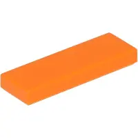 LEGO 1x3 Fliesen 63864 - 100 Stück Orange
