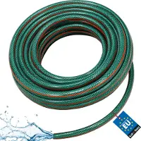 KOTARBAU Gartenschlauch 1 Zoll 10 m Wasserschlauch 4lagig Bewässerungsschlauch Flexibel & Langlebig Verstärkter Schlauch für Garten PVC Grün + Orange