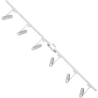 Zumaline Schienenstrahler-Set 6x GU10 2 m weiß Lisa Track 3048