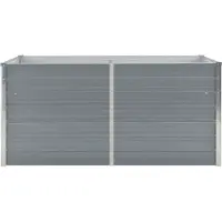 vidaXL "2026 Aktion"Hochbeet - CLORIS - Pflanzkasten - 160 x 80 x 45 cm Verzinkter Stahl Grau - NeuMöbel3027509