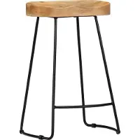 vidaXL “2026 Moderne“Gavin Barhocker 2er-set Massivholz Mango - Barhocker - Designermöbel 7103333