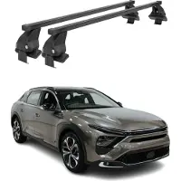 Menabo Dachträger Grundtäger für Citroën C5 X 2021-2025 75kg Schwarz Stahl 2x