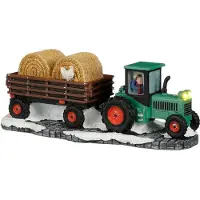 Luville Traktor mit Strohwagen b/o l20xb8,3xh6,5 cm (multi)