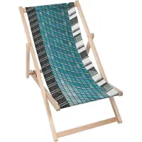 Dreamroots Liegestuhl klappbar Holz bis zu 130 kg, Sonnenliege klappbar mit 3-stufiger Neigungsregulierung der Rückenlehne, Architectural Structures