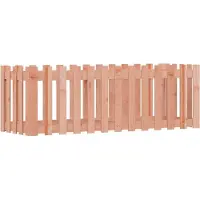Syfax Hochbeet Lattenzaun-Design 150x50x50 cm Massivholz Douglasie