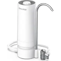 Waterdrop WD-CTF-05 Countertop Wasserfilter, 4000 Gallonen Wasserhahn Wasserfilter mit Filter Life Reminder(1 Filter Enthalten)
