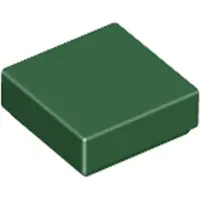 LEGO 1x1 Fliesen 3070 - 250 Stück Dunkelgrün