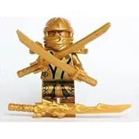 LEGO Ninjago: goldener Lloyd mit Schwertern