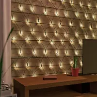 Mojawo 100 LED-Lichternetz warmweiß Innen & Aussen 230V Transformator Timer