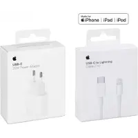 Apple 20W USB-C Power Adapter (Netzteil) Ladegerät + 1m USB-C to Lightning Ladekabel Charger Cable für iPhone XS Max