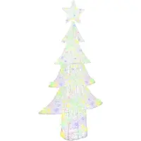 Syfax Weihnachtsbaum mit 240 LEDs Mehrfarbig 180 cm Acryl