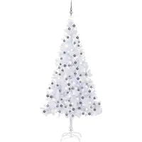 Syfax Künstlicher Weihnachtsbaum Beleuchtung Kugeln 210cm 910 Zweige
