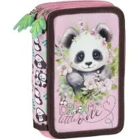 Derform Piórnik 3-komorowy z wyposaeniem Panda