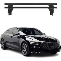 Menabo Dachträger Grundträger für Genesis G70 2017-2020 Querträger Schwarz