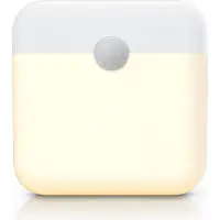 Bearware Brandson LED Nachtlicht, Schranklicht mit Bewegungsmelder, Akku, Lichtsensor, Dauerlicht, Auto-Modus, Warmweiß, Kaltweiß, USB-C, Timer, Magnet