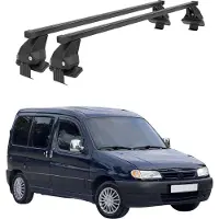 Menabo Dachträger Grundtäger für Citroen Berlingo 1996-2008 50kg Stahl Schwarz