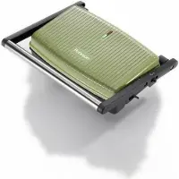 Rohnson Toaster R-2715 Nostalgie für 2 Toasts, 1500 W, mit quadratischen Antihaft-Grillplatten