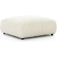 S-Style Möbel Hocker Mollis , beige , Maße (cm): B: 88 H: 39