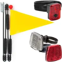 Bike-parts Sicherheits Set für Kinder Fahrräder oder Fahrradanhänger aller Art