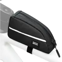 RockBros Fahrrad Nylon Rahmentasche Verlängerte Dreieckstasche für Klapprad/Faltrad 0,8L Schwarz
