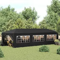 Prolenta Maison Exclusive - Partyzelt 3x9 m Anthrazit