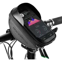 RockBros Fahrrad Rahmentasche Handyhalterung wasserdicht für 6.00'' Handy schwarz