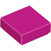LEGO 1x1 Fliesen 3070 - 100 Stück Magenta