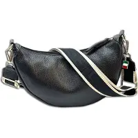 Florence Leder Tasche Umhängetasche Citytasche schwarz OTF823S