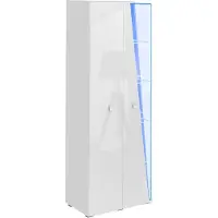 AEA Wohnzimmer Luxus Einrichtung Set 3 tlg Wohnwand Designer Möbel Vitrine Holz