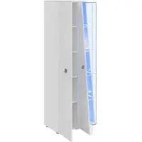 AEA Modern Wohnzimmer Set Luxus Kommode Wohnwand Vitrine Neu Möbel Weiß