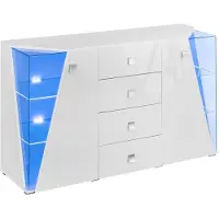 AEA Modern Set TV-Ständer Design Wohnwand Wohnzimmer Luxus Garnitur 3tlg