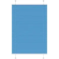 Syfax Plissee Blau 85x100 cm Stoffbreite 84,4 cm Polyester