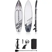 Bestway Paddleboard 335x86x15 cm mit Zubehör weiß und grau