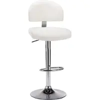 vidaXL Barhocker Weiß Kunstleder 249647