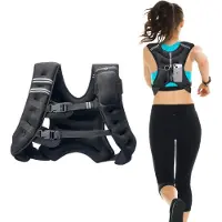 StarTech.com Gewichtsweste 13,8 kg - Laufweste für Training - Fitnessweste mit Gewichten - ideal für Krafttraining und Ausdauer