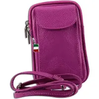 Florence Leder Tasche Umhängetasche Handtasche pink OTF827P