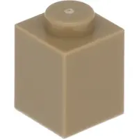LEGO 250 Stück 3005 Stein Brick 1x1 Part Basic Steine 250 Dunkles Beige