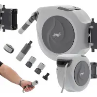 Adgo Trommelwickler Mit Gartenschlauch Gartenschlauch An Der Wand 30 M Automatisch
