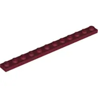 LEGO 1x12 Platten 60479 - 50 Stück Dunkelrot