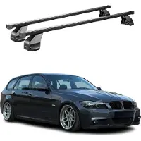 Menabo Dachträger für BMW 3er E90 E91 E92 Limo Touring Coupe 2004-2013 Stahl 2x