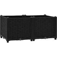 Syfax Hochbeet 80 x 40 x 38 cm Polypropylen