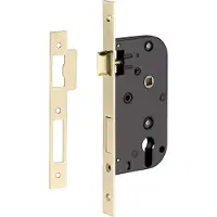 Thirard Einbaubox für Zylinderschlösser für Haustüren, Achse 50 mm, mit Vierkantstift -