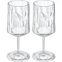 Koziol Weingläser Koziol Superglas Club No. 04 300 ml Transparent (Set von 2 Stück)