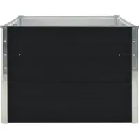 vidaXL "Winterschlussverkauf "Hochbeet - CLORIS - Pflanzkasten - 160 x 80 x 45 cm Verzinkter Stahl Anthrazit - DEMöbel7422153